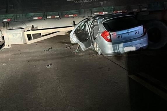 Caso foi registrado no km 34 da rodovia, no início da noite desta quinta-feira