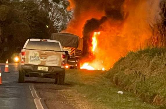 A ocorrência foi registrada na localidade de esquina Moura, interior de Vitória das Missões.