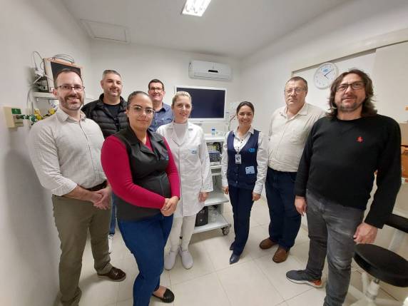 Após afastamento de um profissional para tratamento de saúde, o Hospital buscou alternativas para ampliar o número de exames realizados.