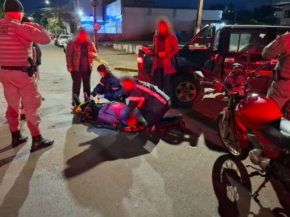 Veículos colidiram no entroncamento das ruas Venâncio Aires e a 24 de Fevereiro