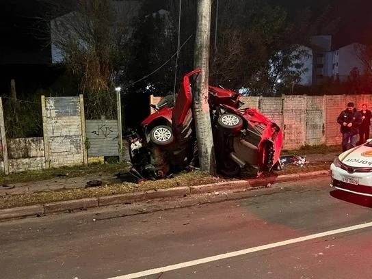 Acidente aconteceu na Avenida Baltazar de Oliveira Garcia no início da madrugada desta sexta-feira