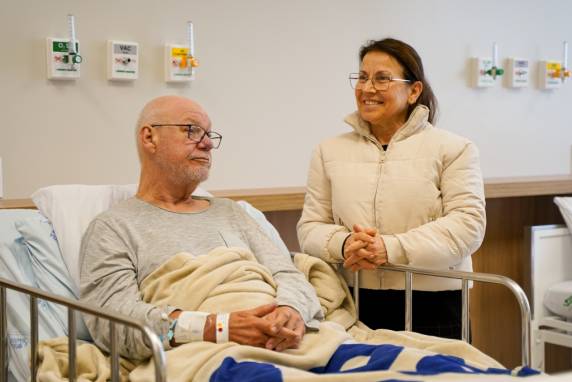 Dando lugar a antiga estrutura da Unidade 5, a nova unidade de internação clínica do Hospital está localizada no 7º pavimento.