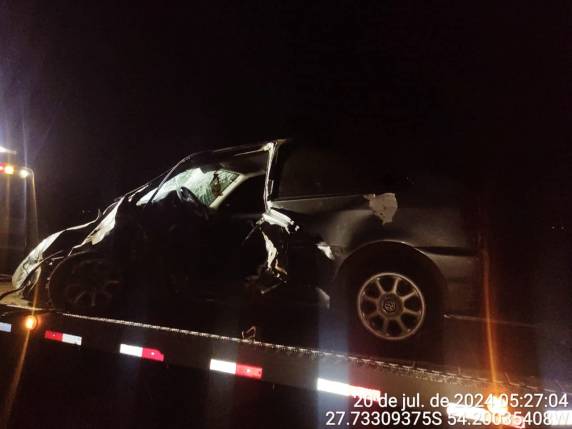 O acidente ocorreu na localidade de Esquina Wüsch