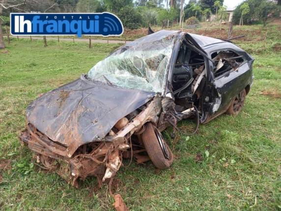 Uma saída de pista deixou feridos na RS-165