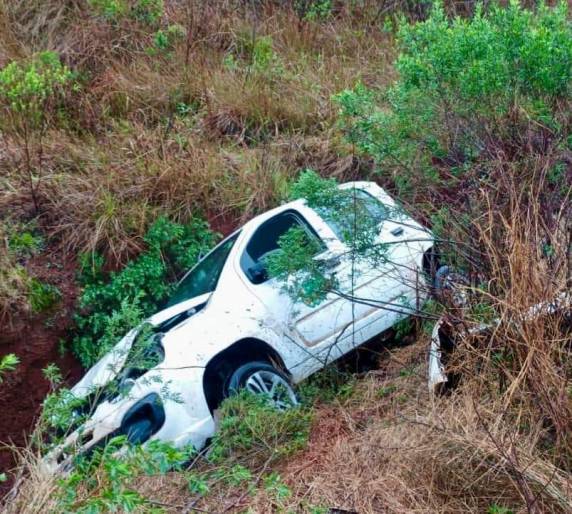 O acidente aconteceu próximo a ponte do Rio Ximbocu