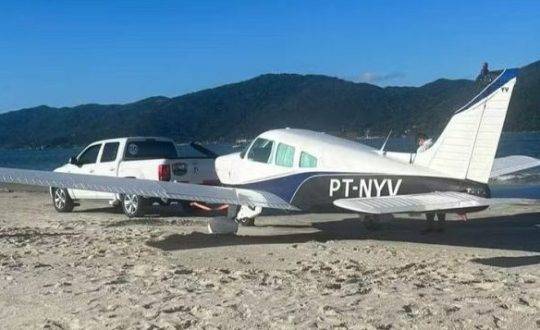 Testemunhas relataram que a aeronave balançava visivelmente e emitia sons atípicos antes do pouso