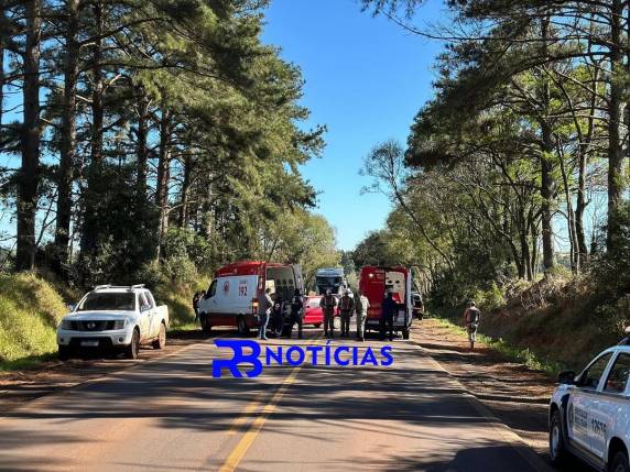 O acidente ocorreu na manhã desta segunda-feira no trajeto entre Santa Rosa e Giruá