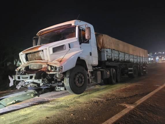 A semana começou com um acidente na BR-386, no perímetro urbano de Soledade.