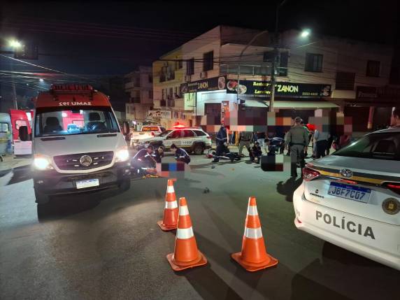 O fato ocorreu na Rua do Comércio, na esquina do Zanon