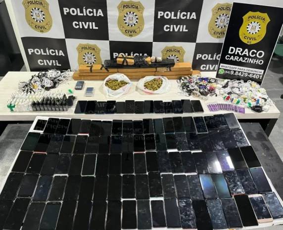 O plano consistia em ocultar as drogas e aparelhos eletrônicos dentro de um freezer, na tentativa de driblar a segurança penitenciária.