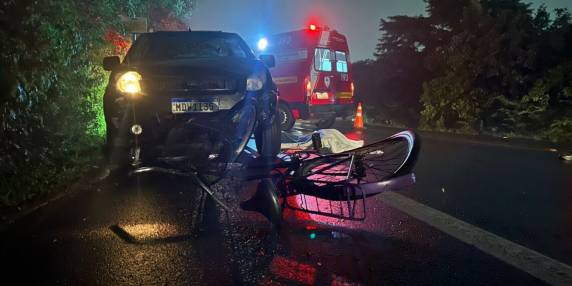 Acidente aconteceu no km 8 da rodovia na noite desta sexta-feira