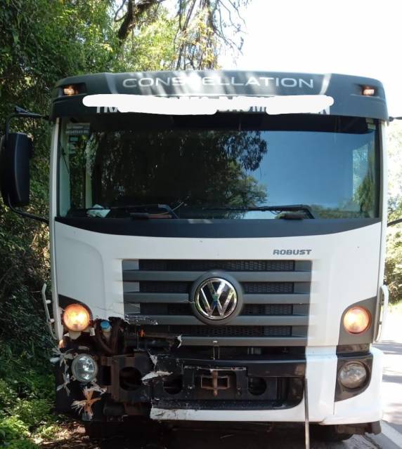 Os ocupantes do automóvel sofreram apenas escoriações