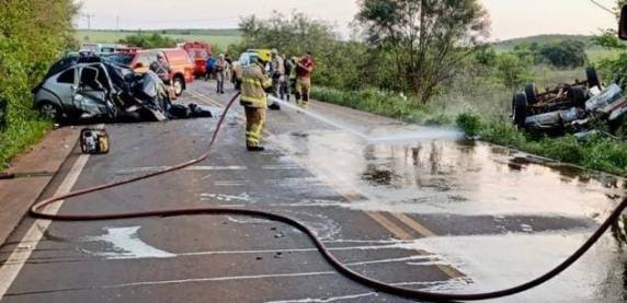 O acidente ocorreu na RS-168 no trajeto São Luiz Gonzaga/Bossoroca