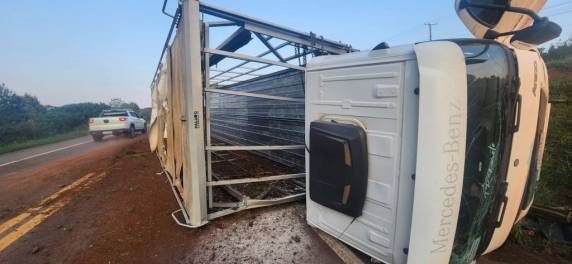 O acidente ocorreu próximo do aeroporto de Passo Fundo