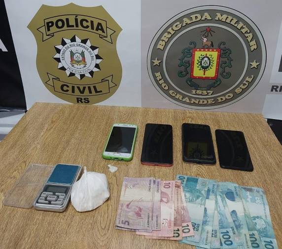 A ação reuniu policiais do Setor de Investigação de Três de Maio, DP de Independência e da Patamo da BM