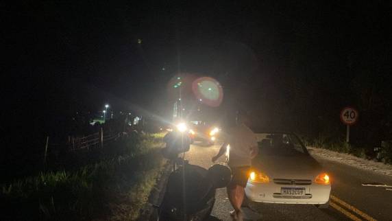 O acidente ocorreu na SC-390, próximo ao acesso ao município de Alto Bela Vista