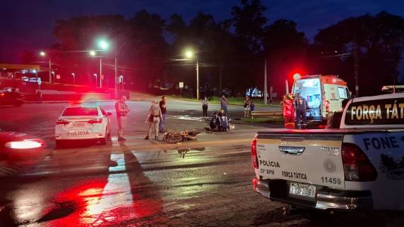 O acidente ocorreu na RS-155 em frente a Estação Rodoviária