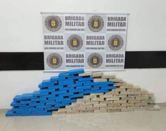 Foram apreendidos mais de 100kg de cocaína e crack