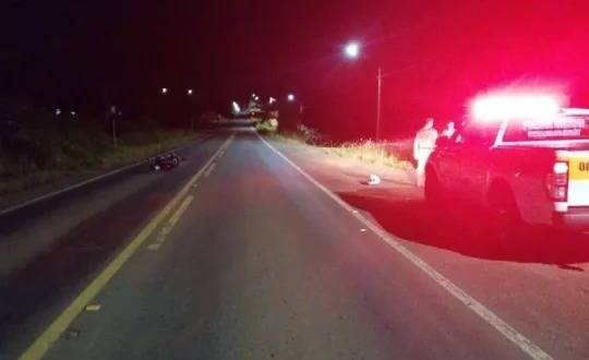 Jovem de 17 anos perdeu controle de moto durante fuga na SC-163
