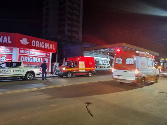 O acidente ocorreu na rua Horizontina na noite desta sexta-feira