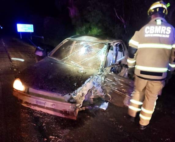 O acidente ocorreu no trajeto entre Caibaté e São Luiz Gonzaga