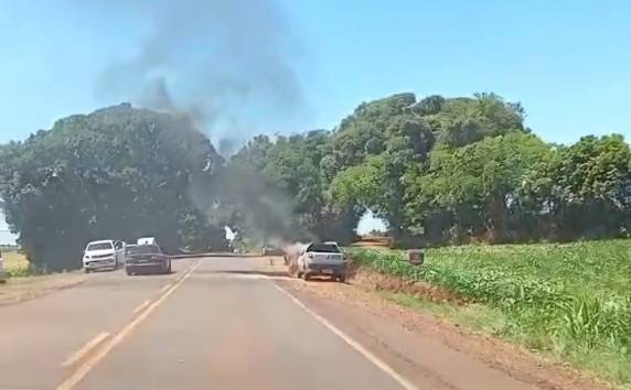 O veículo de Três de Maio era ocupado apenas pelo motorista que não ficou ferido