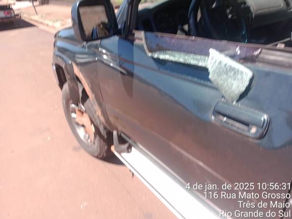 O acidente ocorreu no Centro da cidade