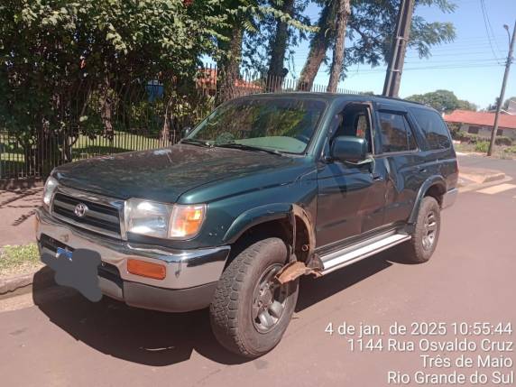 O acidente ocorreu no Centro da cidade