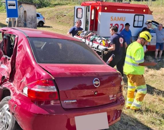 O fato se deu por volta das 09h30 nas proximidades da comunidade de Santa Bárbara