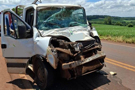O acidente ocorreu próximo a comunidade do Itaí, no trajeto entre Ijuí e Catuípe