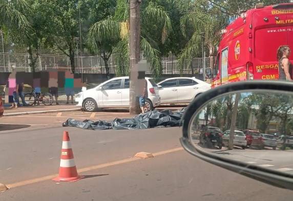 O atropelamento ocorreu próximo ao Parcão