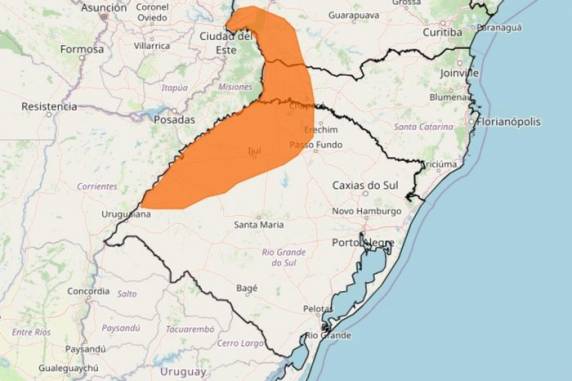 Comunicados abrangem diferentes regiões do Estado e chuva deve ser mais intensa em municípios do Norte, Noroeste e da região da Fronteira Oeste