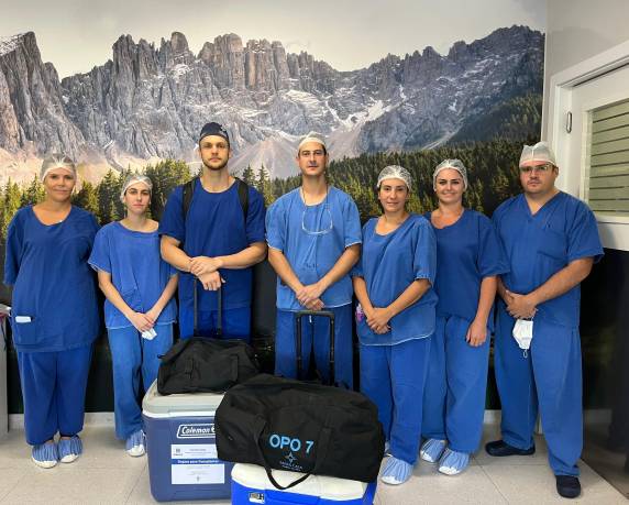 Vítima de um Acidente Vascular Cerebral Hemorrágico, a doadora tinha 30 anos, e era natural de Três de Maio.