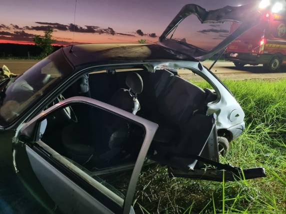 O acidente ocorreu na divisa dos municípios de Três de Maio e Independência