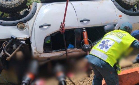 Acidente ocorreu neste domingo (2)