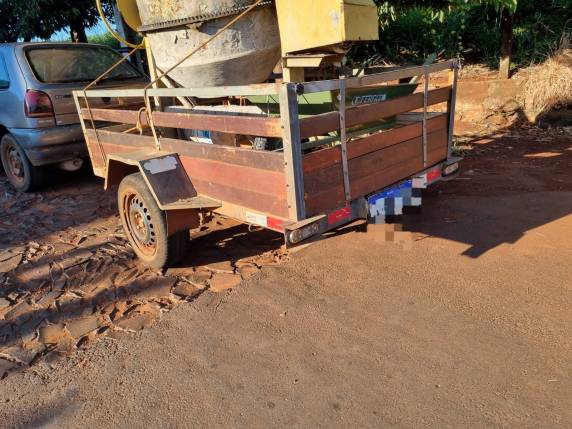 Uma colisão traseira ocorreu na Av. Santa Rosa em frente a Zap Lanches