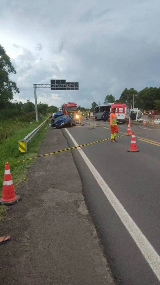 Uma pessoa ficou ferida em estado grave