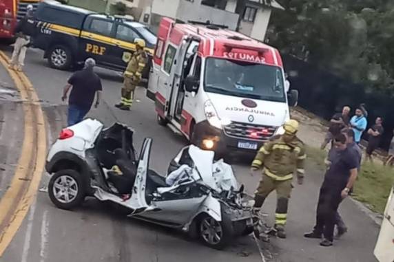 Ela era condutora de um Renault Kwid que seguia no sentido a São Marcos