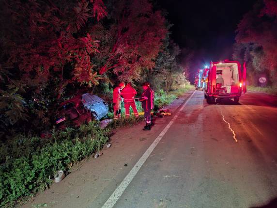 O acidente ocorreu no trajeto em direção a Cruz Alta