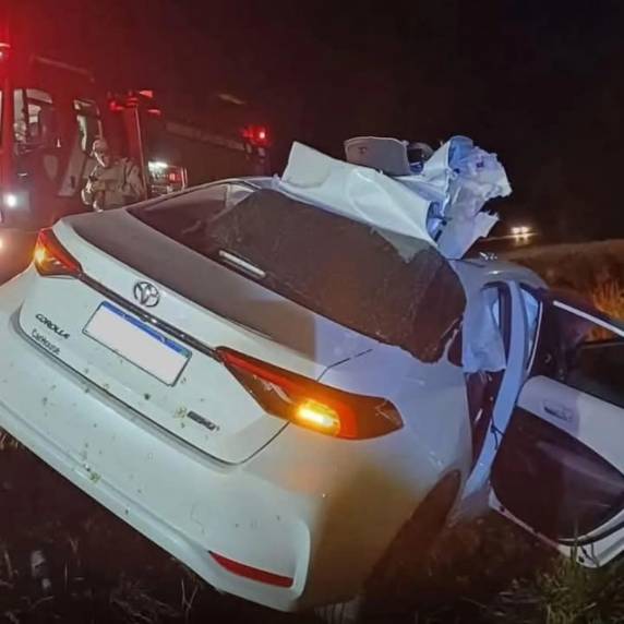 O acidente ocorreu na RS-115