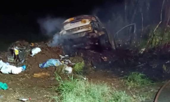 A vítima apresentava hematomas na altura do peito devido ao impacto.