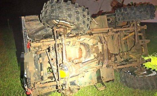 Acidente ocorreu na noite de sábado (8)