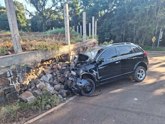 Jovem conduzia uma Chevrolet Captiva emplacada em Ponte Serrada.