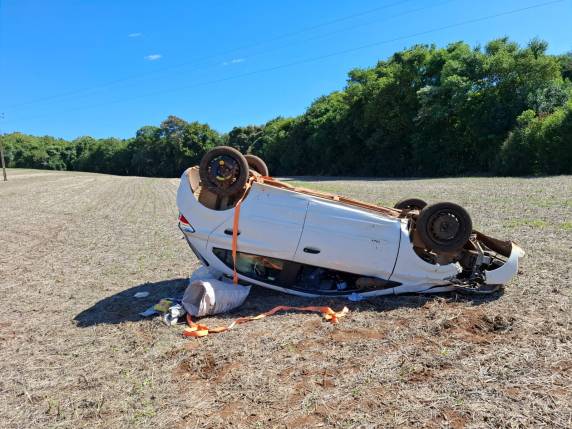 O acidente ocorreu no trajeto entre Ijuí e Panambi na tarde deste domingo
