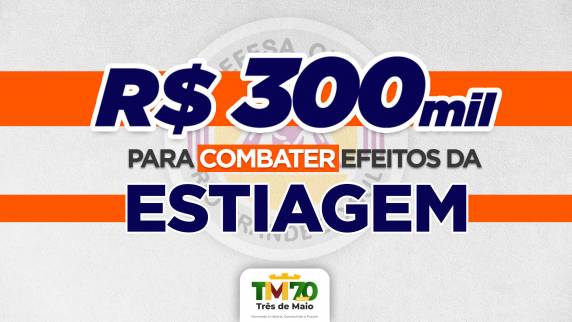 O recurso será destinado a ações de resposta aos impactos da estimativa