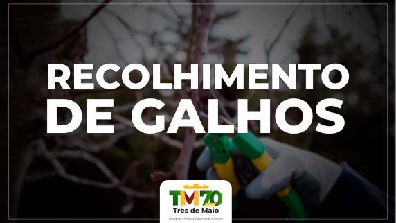 Os trabalhos terão início no dia 12 de maio