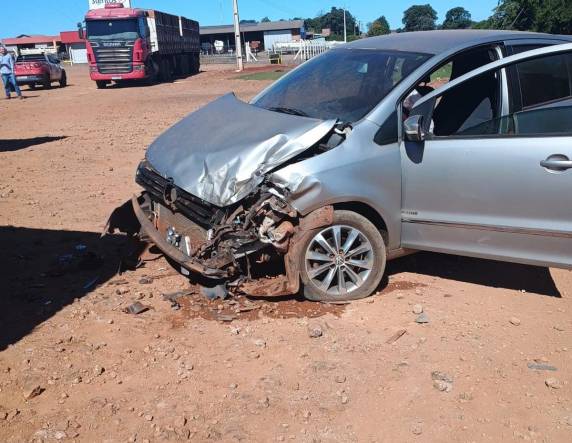 O acidente ocorreu no trecho em direção ao município de Independência.