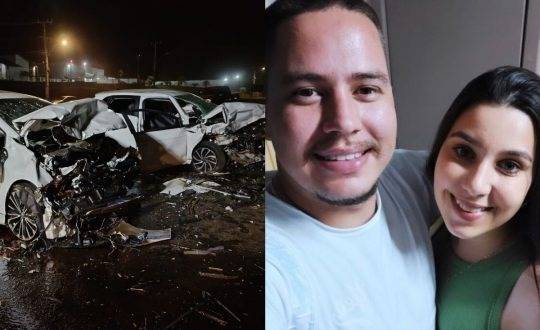 Vítimas fatais foram identificadas como Flávia Cristina Stein e Franklin Adrian Schappo, ambos de 31 anos
