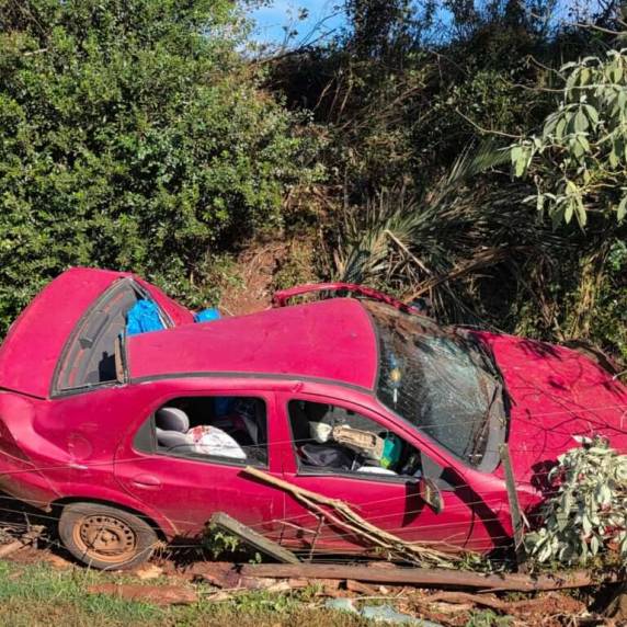 A mãe e outra criança foram levadas ao Hospital Roque Gonzalez, de Tapera em estado estável.