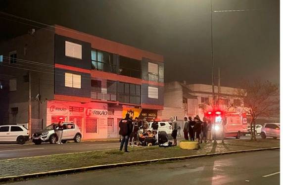 Vítima foi encaminhada em estado grave ao Hospital de Clínicas com traumatismo craniano